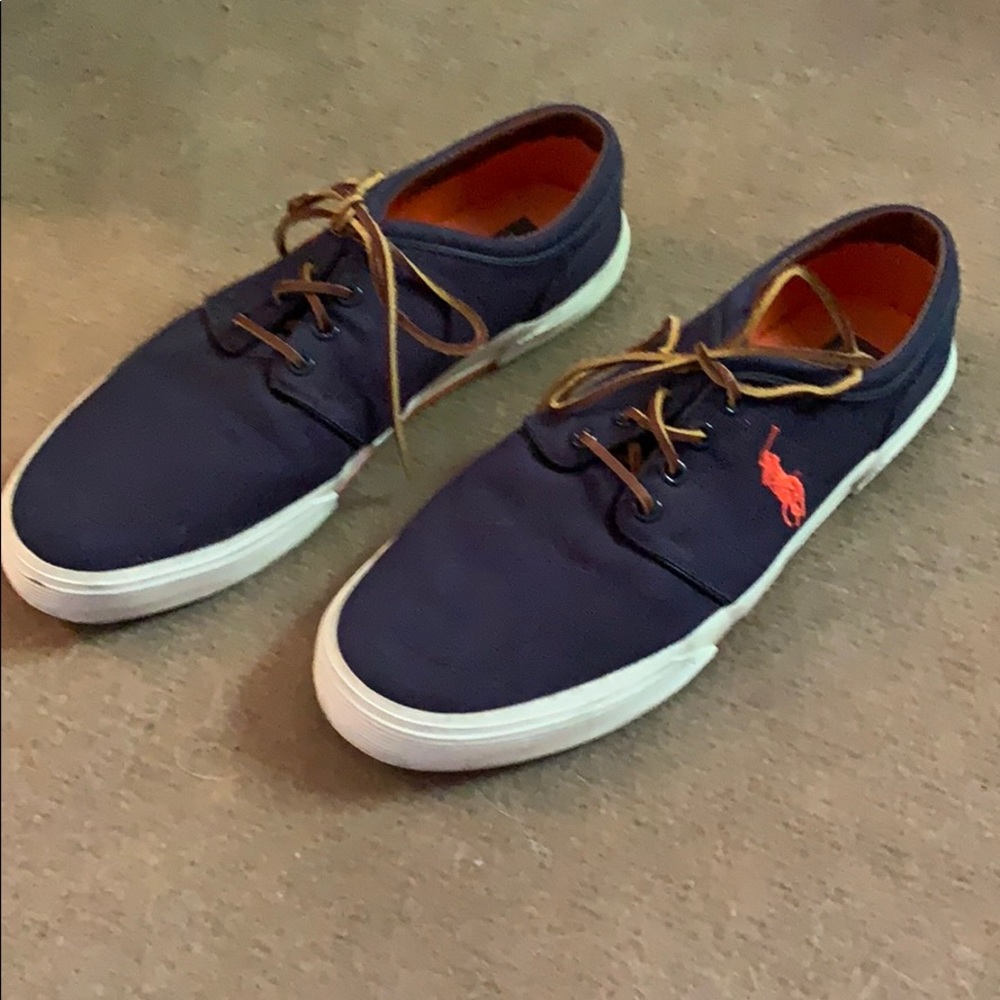Polo by Ralph Lauren Faxon Low Shoes (Navy Blue)